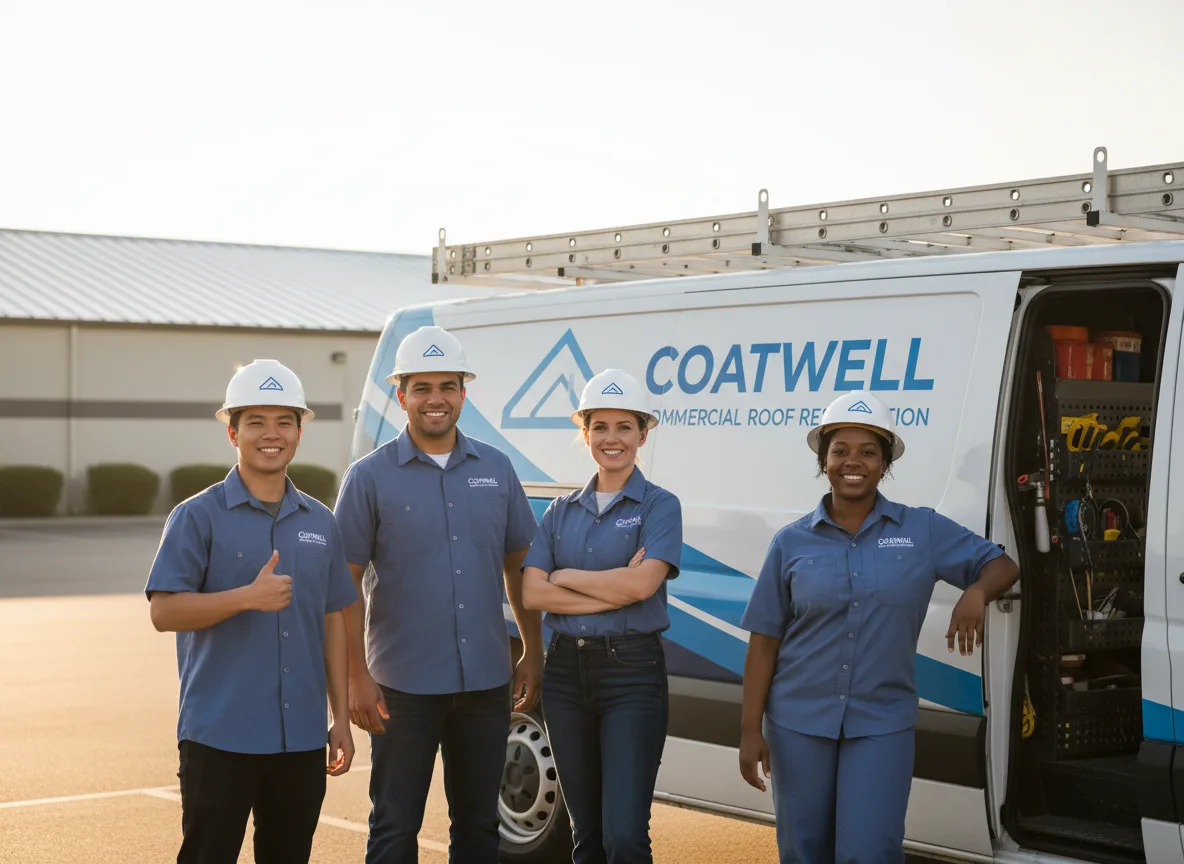 Commercial roof coating company in Zwingle, IA